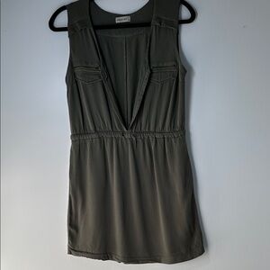 Smart Set Olive Mini Dress
